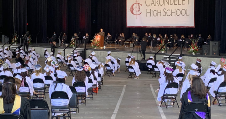 Carondelet Class of 2021 first to graduate at Concord Pavilion since pandemic
