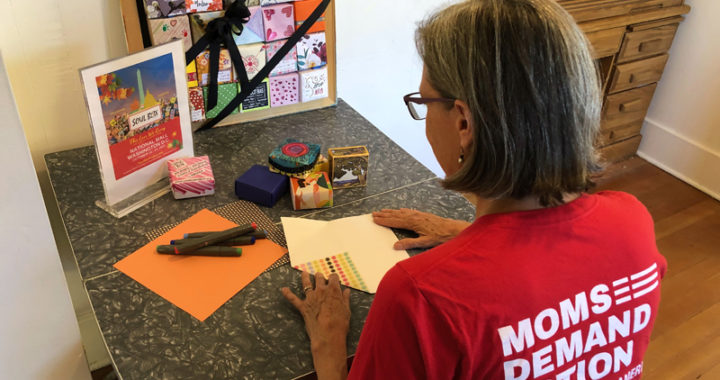 Local moms make hundreds of origami boxes to raise awareness about gun violence