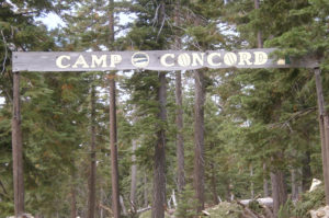 Camp Concord sign