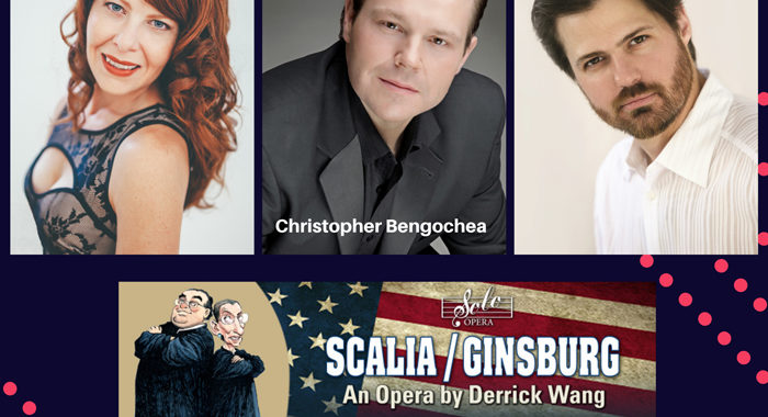 Solo Opera's production of Scalia/Ginsburg nearly sold out