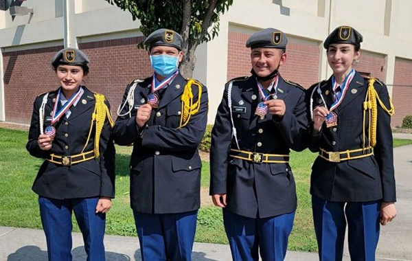 Mt. Diablo Jr. ROTC overall top performers at Weston Ranch High Sports Competition