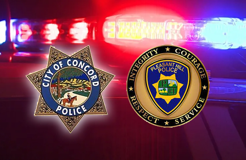 Concord Police and Pleasant Hill Police