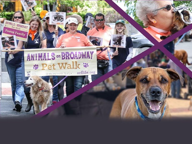 Walk to save lives at Animals on Broadway in Walnut Creek, May 22