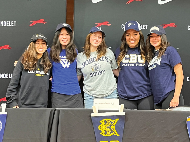 Four local schools honor Class of 2022 athletes formally committing to college