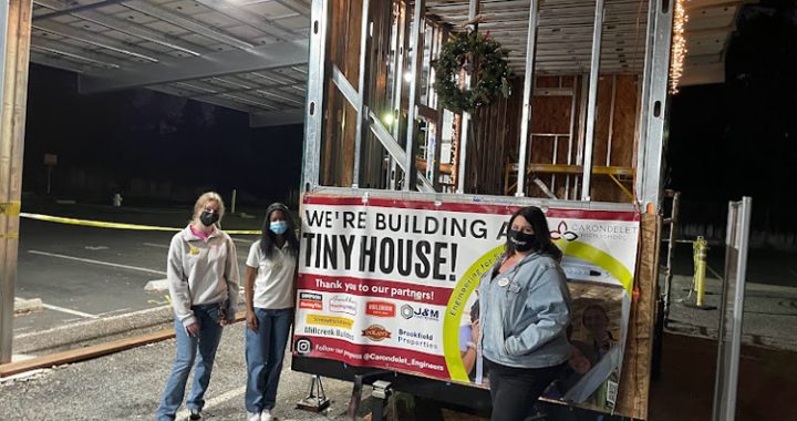 Carondelet students build tiny house for local farm workers