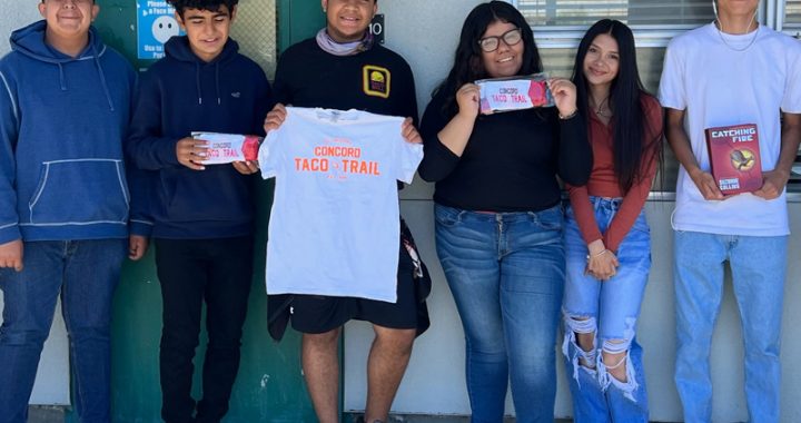 Concord High students find tacos at the end of the reading rainbow