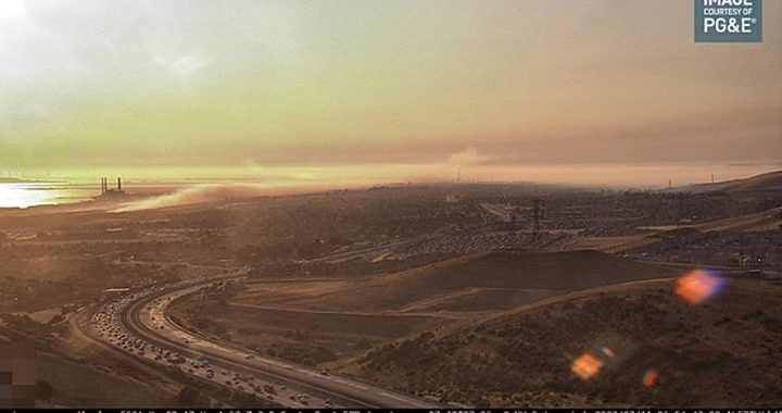 Fires from far and near bringing hazy skies over East Bay on Monday