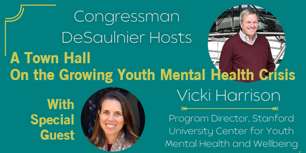Join DeSaulnier, mental health expert for webinar on youth