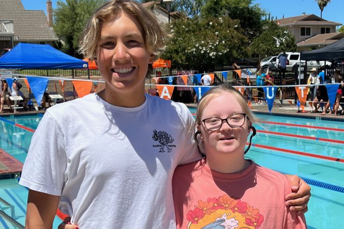 Pioneer Athlete Spotlight on Grace and Brady Cannon, Walnut Country Swim Team