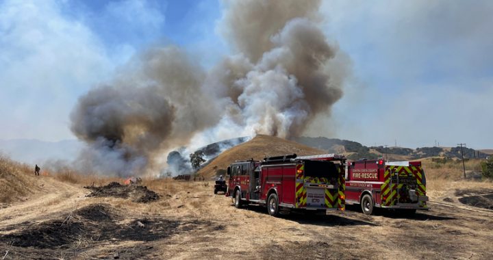 Fire Crews stop forward progress of Barry Fire near Highway 4