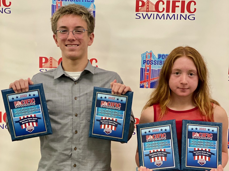 Terrapin swimmers from Concord and Clayton named Pacific Swimmers of the Year