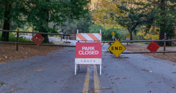 East Bay Regional Parks Closed Through Thursday due to storms