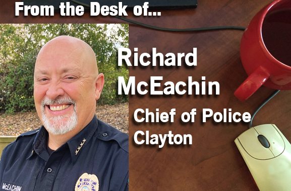 Richard McEachin, Clayton Police Chief