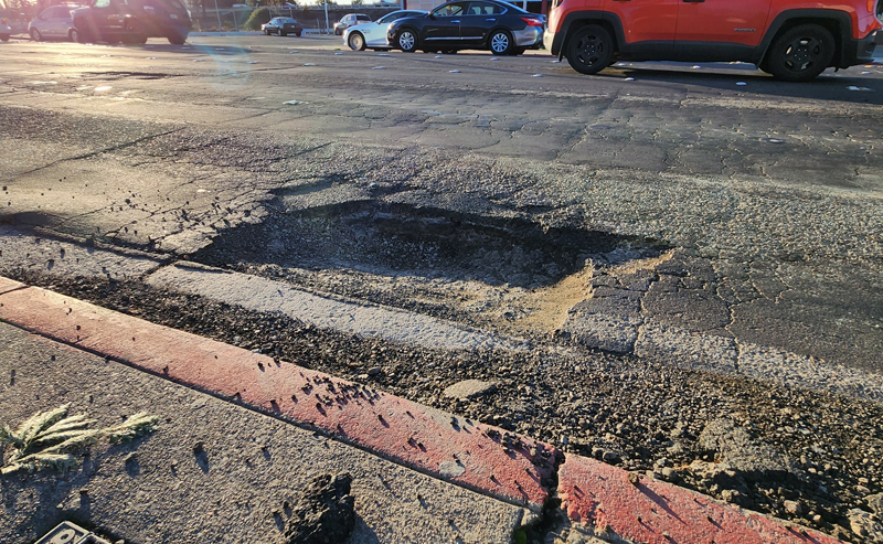 Yes, there are more potholes – but Concord is filling them
