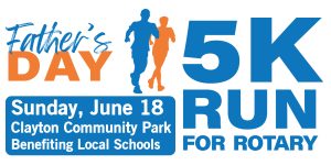 Join Father's Day 5K Run for Rotary, June 18 at Clayton Community Park
