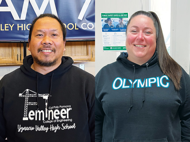 Ygnacio Valley, Olympic high educators county finalists for Teachers of the Year