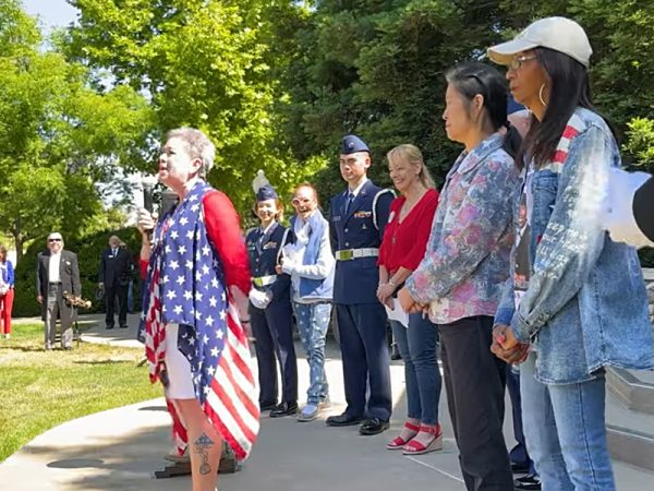 Gold star moms and Pearl Harbor survivor share experiences at Clayton's Memorial Day ceremony