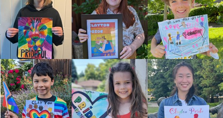 Six students honored for Clayton Pride posters