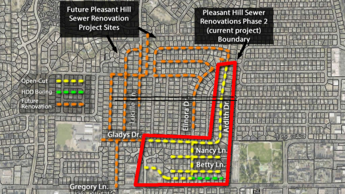 Sewer Replacement Project Begins in Gregory Gardens Neighborhood