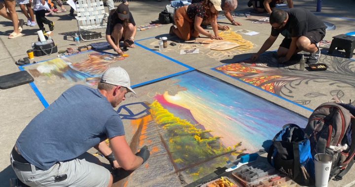 Chalk artists turn downtown Pleasant Hill into colorful canvas