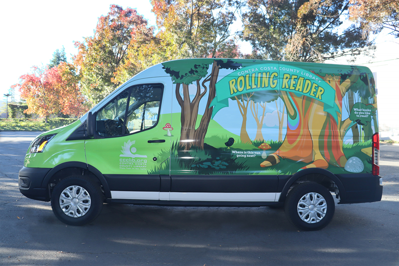 Contra Costa County Library Introduces New Early Literacy Outreach Van 
