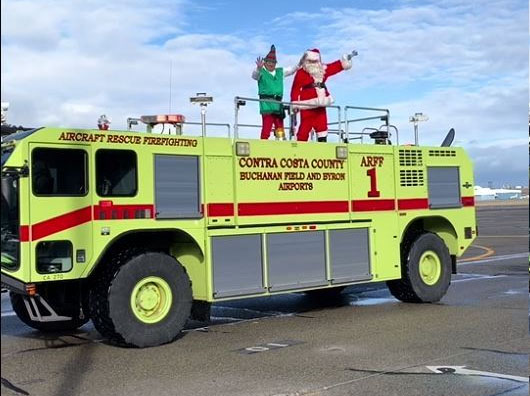 Santa’s Jolly Landing is Coming to Buchanan Field Airport in Concord 
