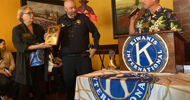 James Roberts named Officer of the Year by Kiwanis Club of Concord