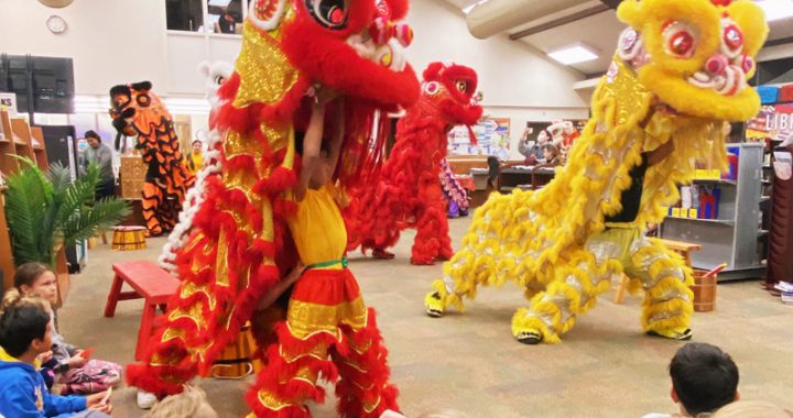 Lions roaring in the Lunar New Year’s Year of the Dragon