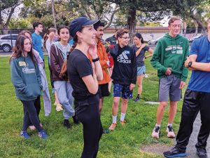 American Olympian Shannon Rowbury mentored prep ­runners at Concord High