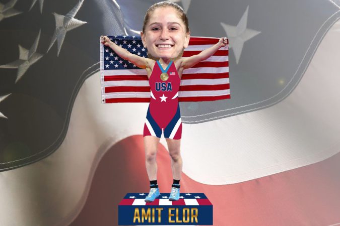 First Amit Elor U.S. Gold-Medal Wrestler Bobblehead Unveiled